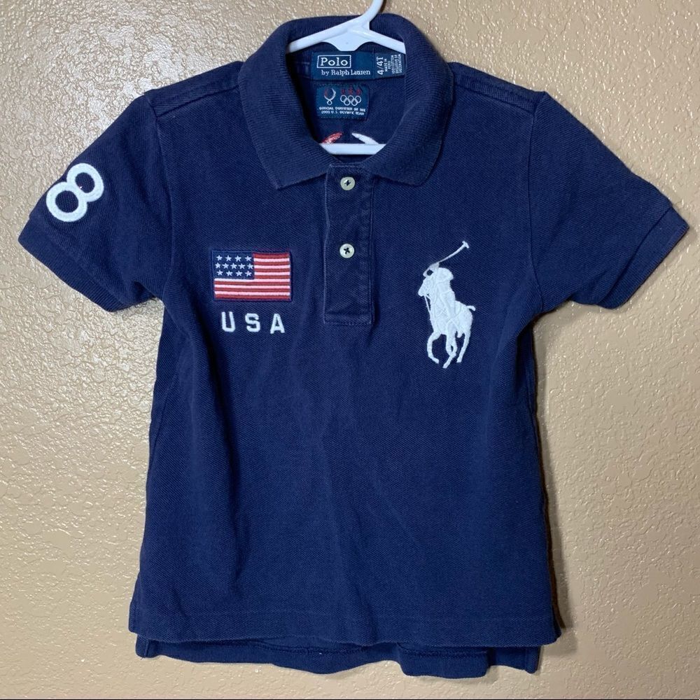 Polo Ralph Lauren short sleeve USA 2008 Olympic polo‎